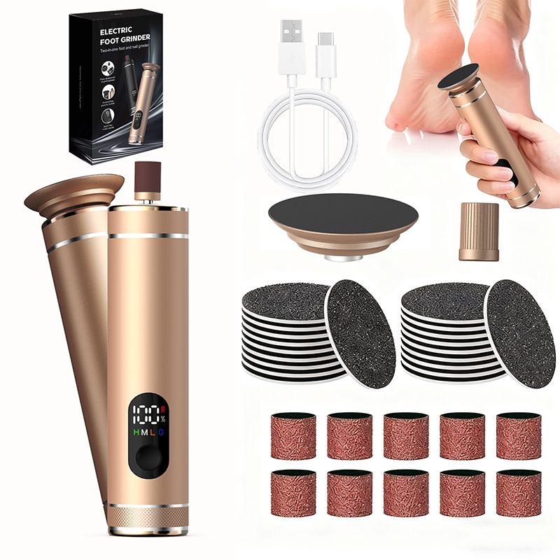 Food Storage Kits - Aluminum Alloy 2-in-1 Electric Callus Remover