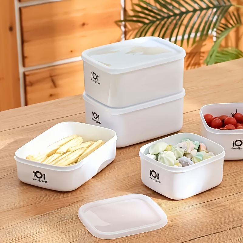 Food Storage Containers Plastic Box - Food Grade Rectangular Plastic Lunch Bento