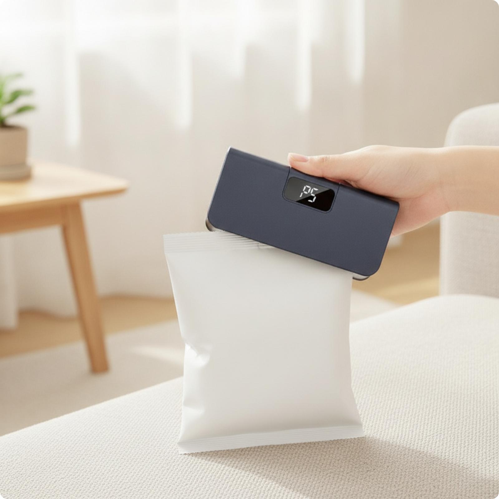 Food Storage No Plastic - Bag Sealer with Digital Display |