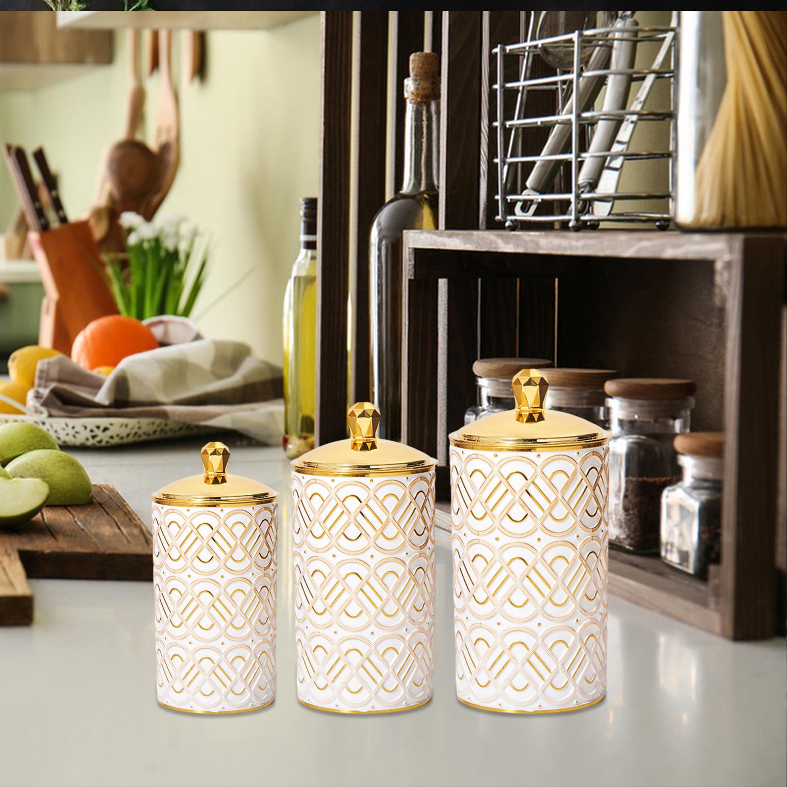 Airtight Cereal Jar - Storage Jars with Lid Airtight Sealing