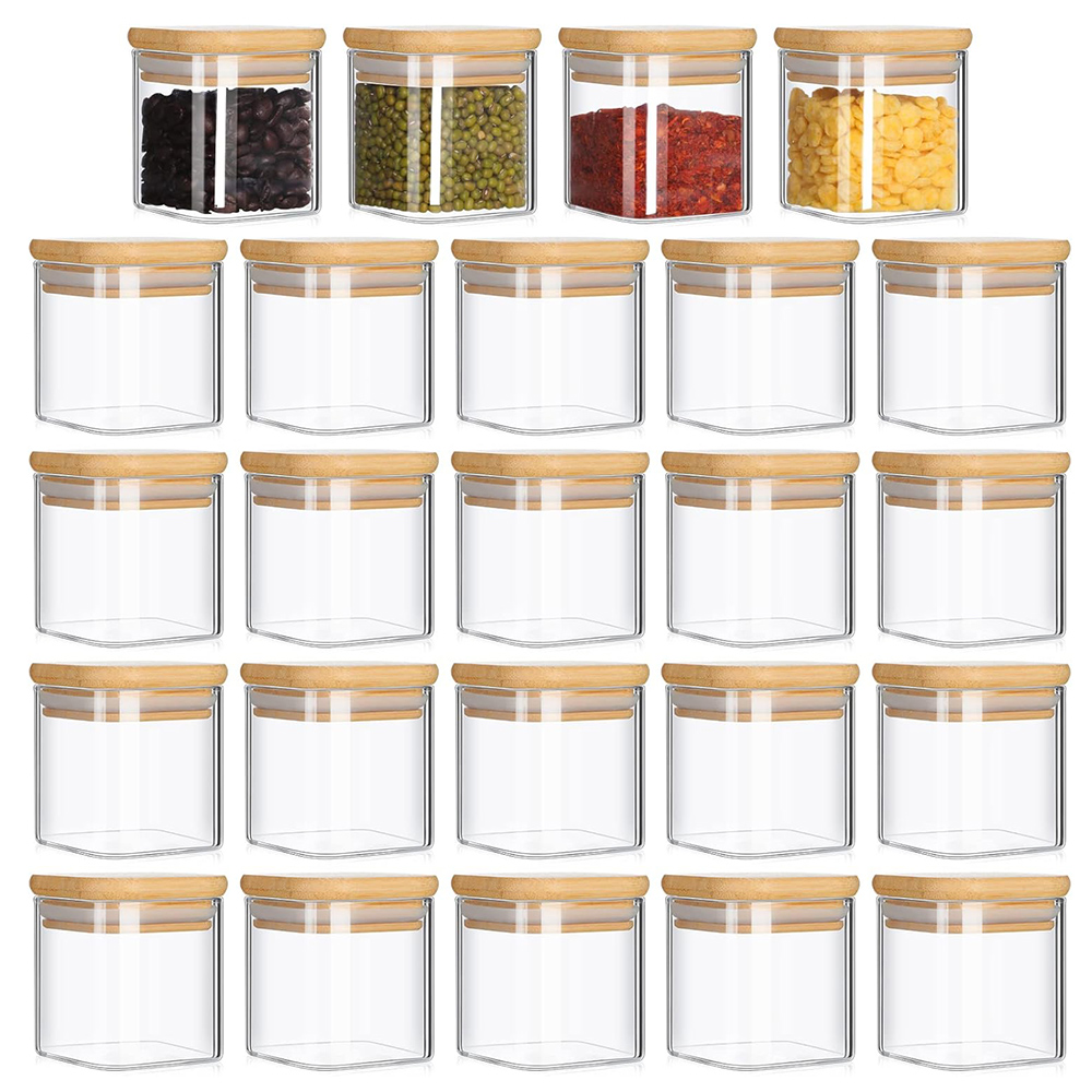4oz 6Packs Glass Jars Set with - đánh giá và giá Food Storage Glass Container Set