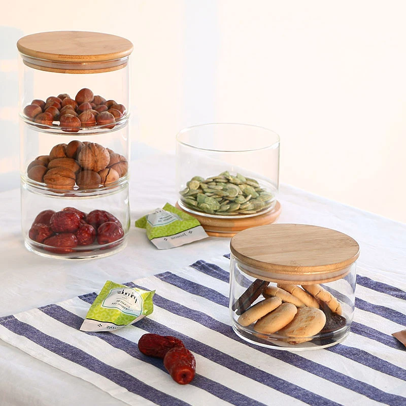 New1200 Ml 3-layer Glass Can K - đánh giá và giá Food Storage Glass Container Set