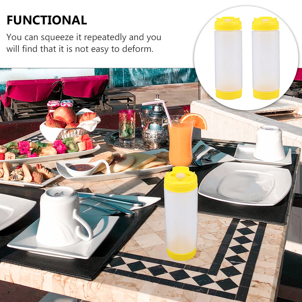 2Pcs Double Head Sauce Bottles - đánh giá và giá Salad Dressing Bottle