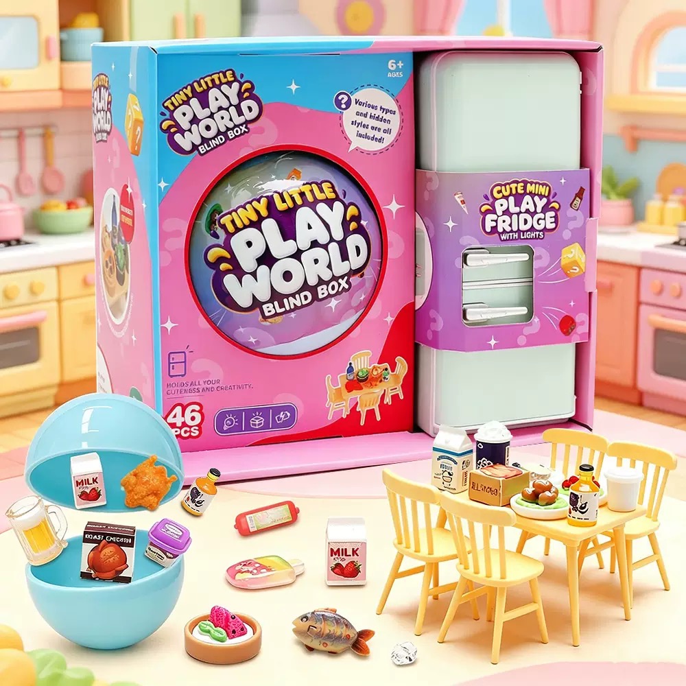 4-Color Mini Fridge Blind Box  - đánh giá và giá Food Storage Kits