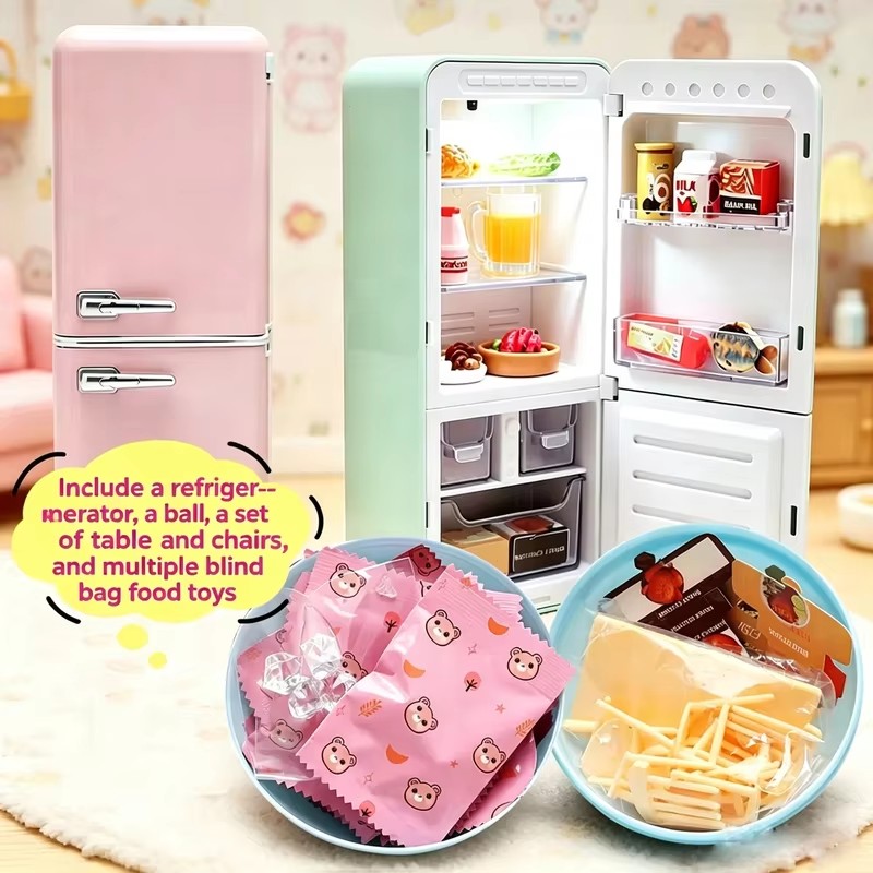 4-Color Mini Fridge Blind Box  - đánh giá và giá Food Storage Kits
