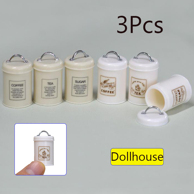 3Pcs Miniature Dollhouse Mini  - đánh giá và giá Food Storage And