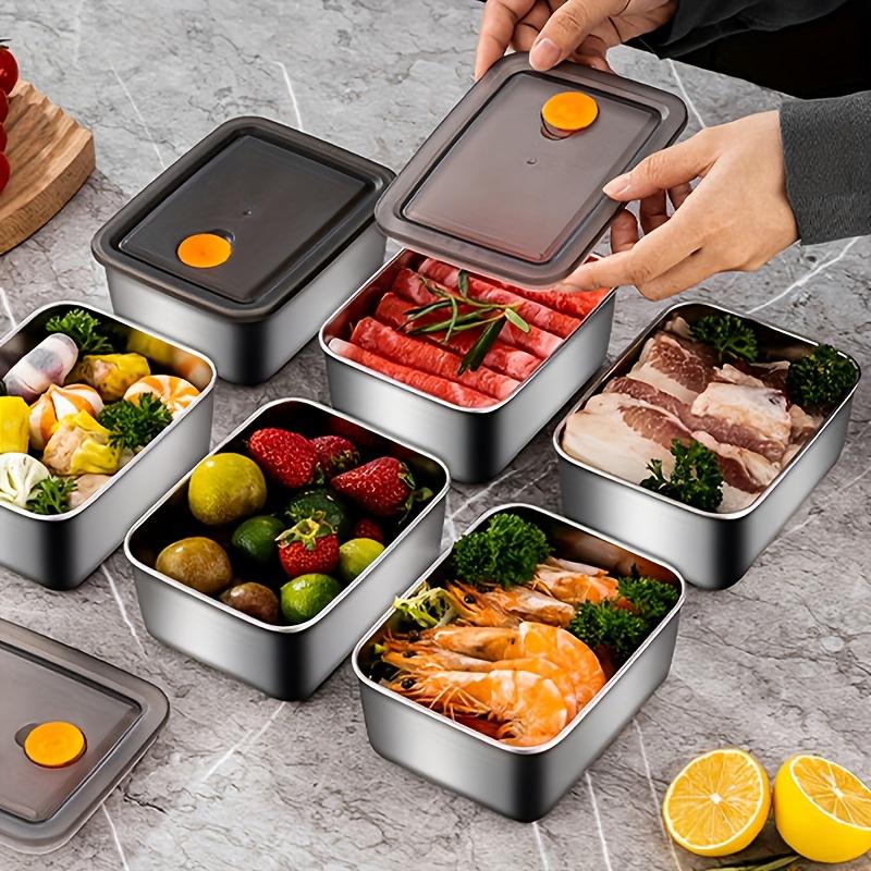 4pc Stainless Steel Food Stora - đánh giá và giá Food Storage For Pantry