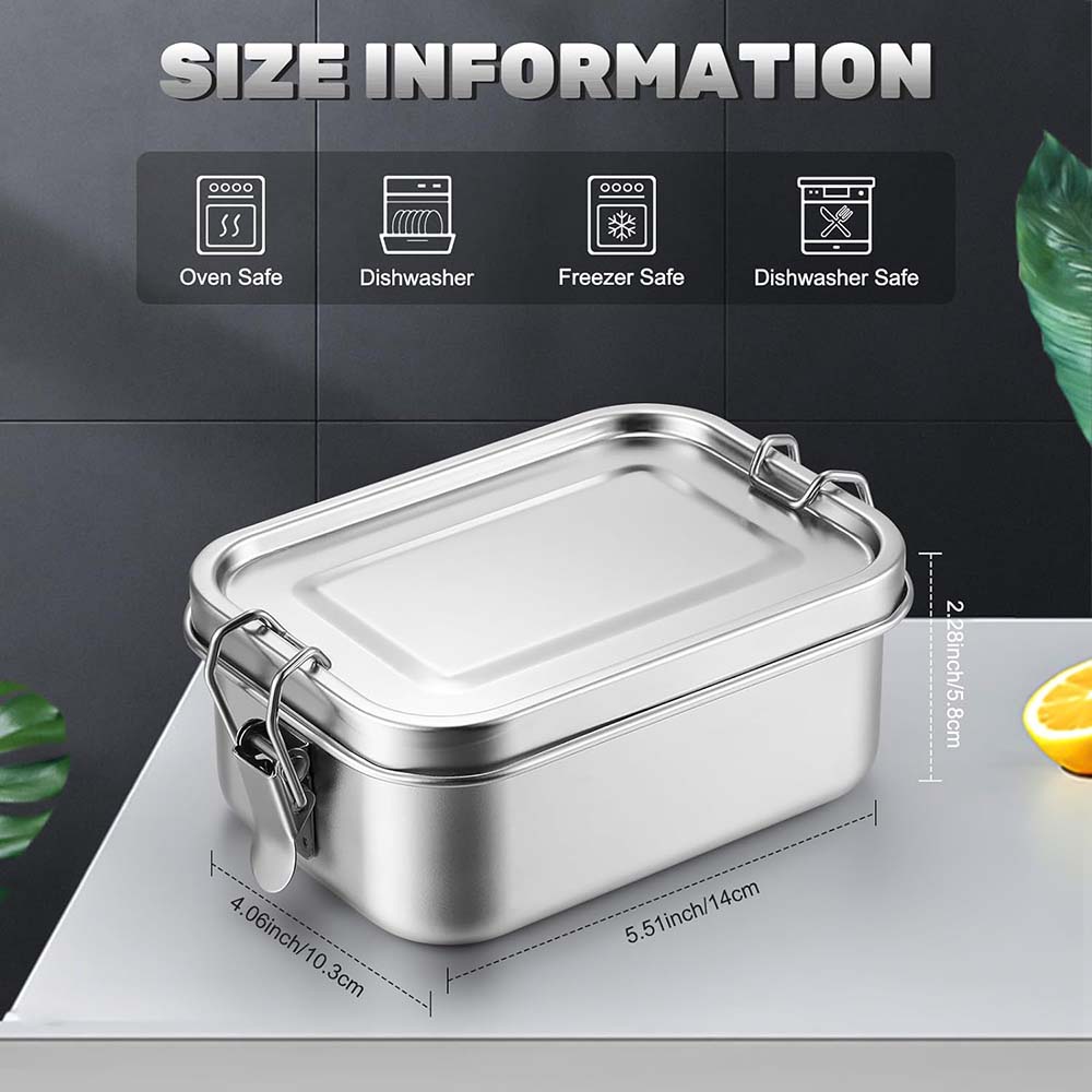 4Pcs Stainless Steel Bento Box - đánh giá và giá Food Storage Underground