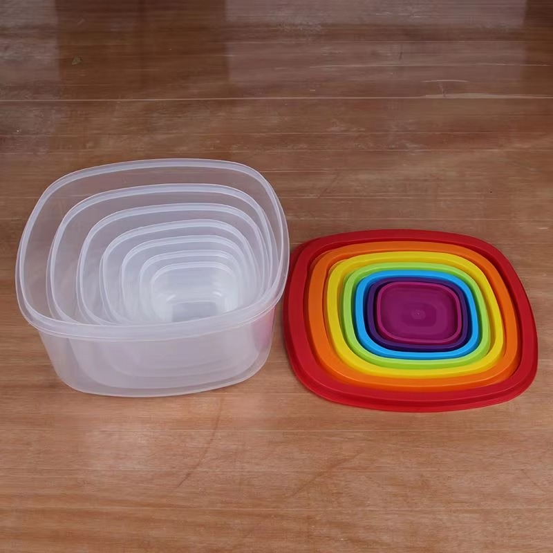 Rainbow 7pcs Food Container Pl - đánh giá và giá Food Storage And