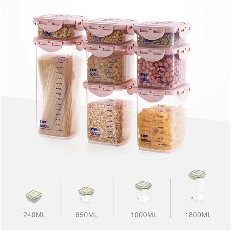 WBBOOMING Khỏe Mạnh Hộp Nhựa H - đánh giá và giá Airtight Cereal Jar