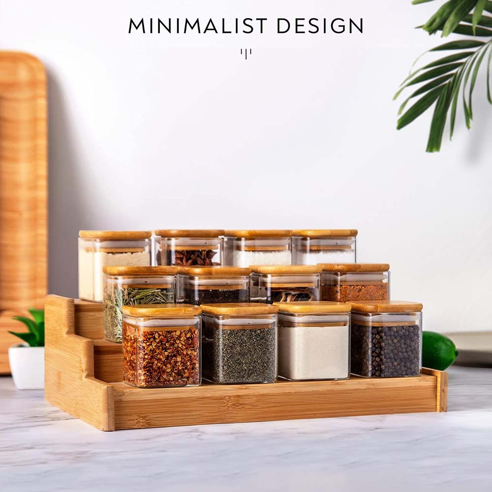 5oz Glass Jars Set with Spice  - đánh giá và giá Food Storage Glass Container Set
