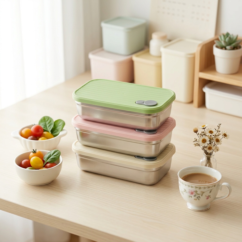 Stainless Steel Bento Box Meta - đánh giá và giá Food Storage 30 Years