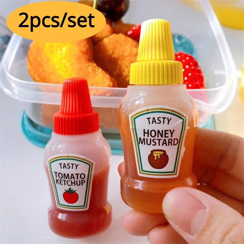 2Pcs/Set 25ML Mini Tomato Ketc - đánh giá và giá Salad Dressing Bottle