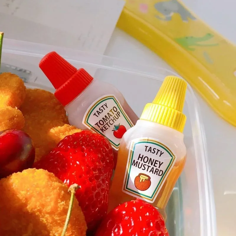 2Pcs/Set 25ML Mini Tomato Ketc - đánh giá và giá Salad Dressing Bottle