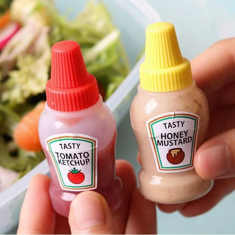 2Pcs/Set 25ML Mini Tomato Ketc - đánh giá và giá Salad Dressing Bottle