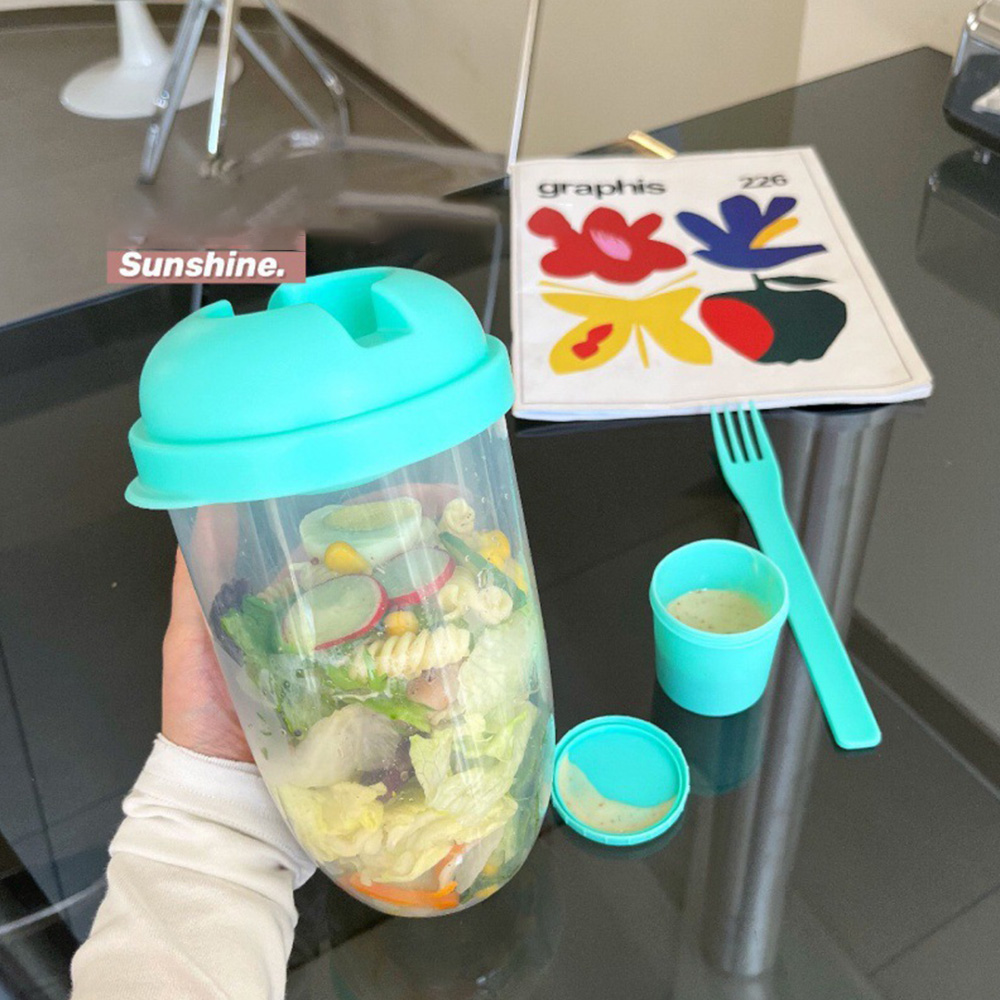 1PC White/Green Portable Bottl - đánh giá và giá Salad Dressing Bottle