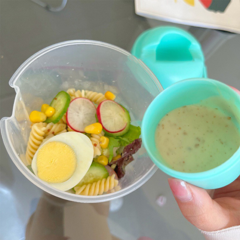 1PC White/Green Portable Bottl - đánh giá và giá Salad Dressing Bottle