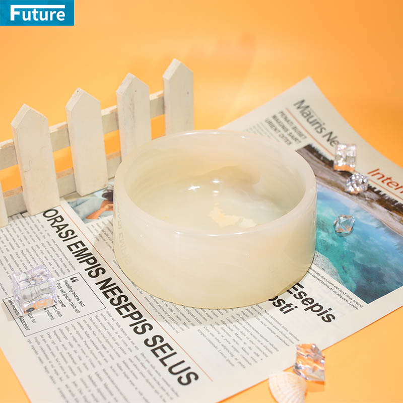 Luxury Polished White Onyx Pet - đánh giá và giá Food Storage And