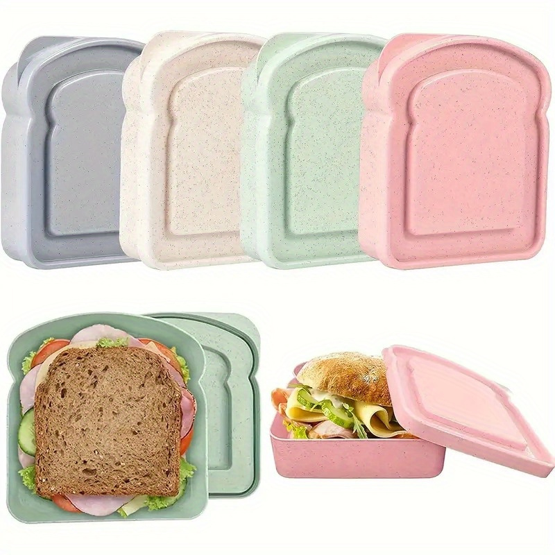 1pc Bento Boxes, Sandwich Cont - đánh giá và giá Food Storage Containers Plastic Box