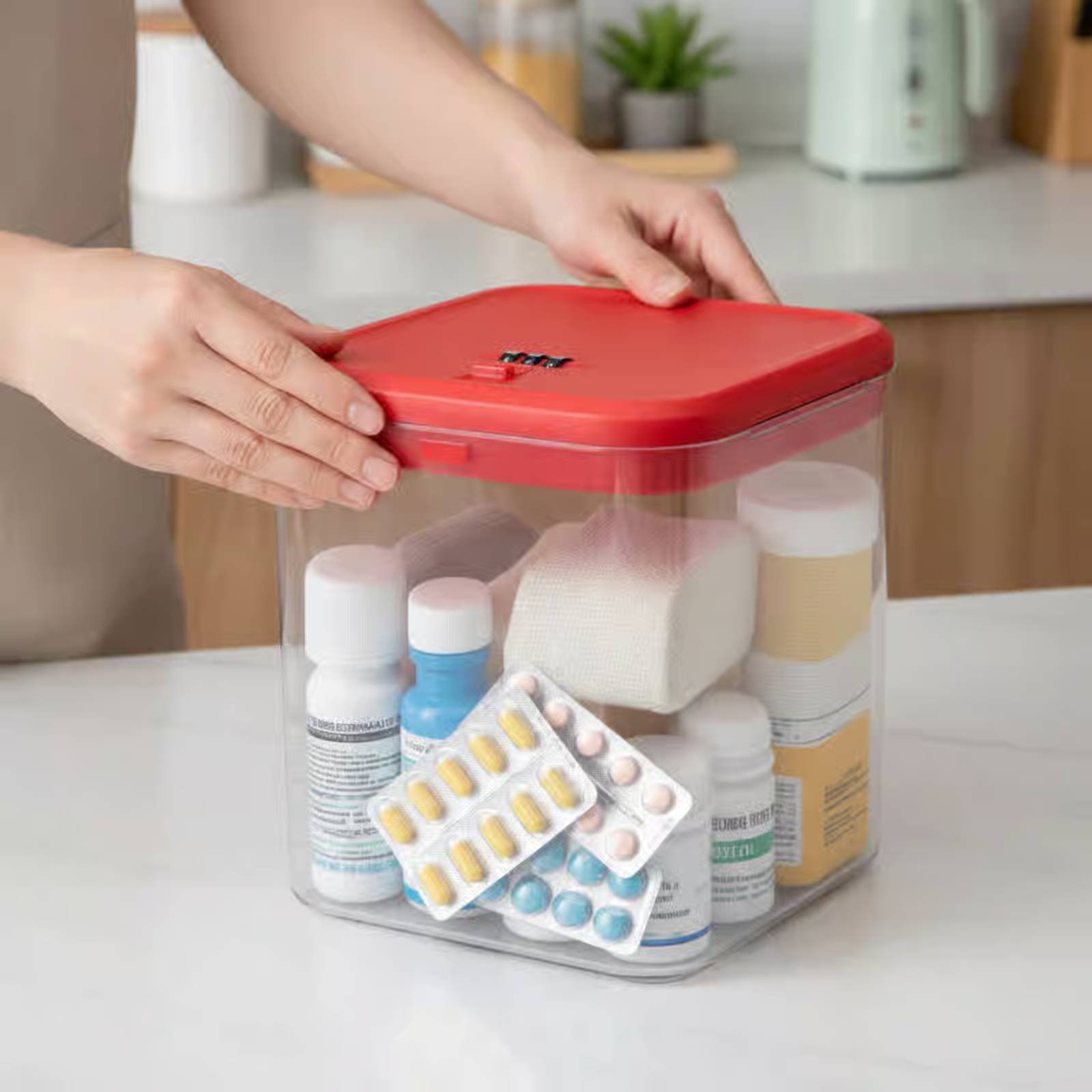 Clear Lockable Box Versatile L - đánh giá và giá Food Storage And