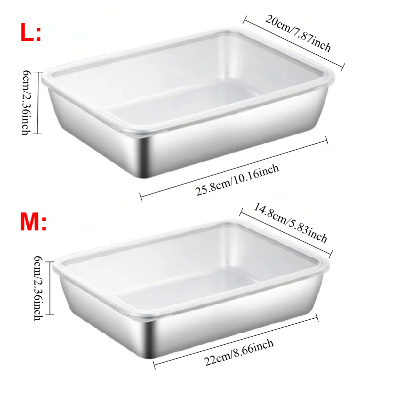 1-3PCS Stainless Steel Food St - đánh giá và giá Food Storage For Pantry