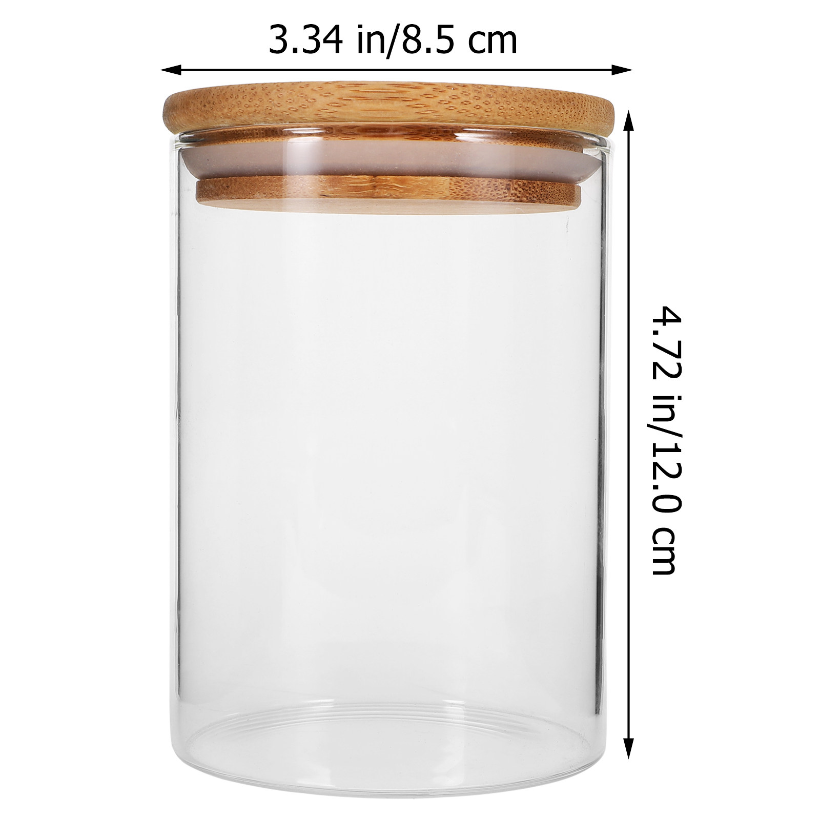 3Pcs Glass Sealed Jar Kitchen  - đánh giá và giá Airtight Cereal Jar