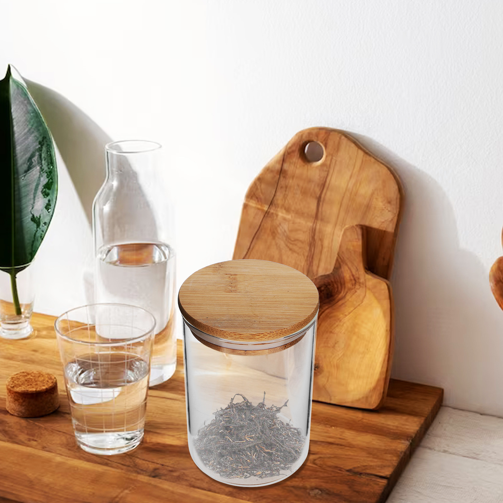 3Pcs Glass Sealed Jar Kitchen  - đánh giá và giá Airtight Cereal Jar