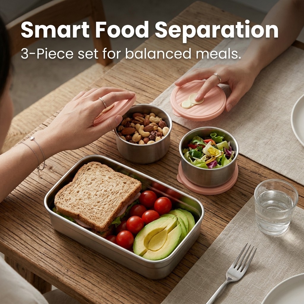Bento Lunch Box Set Microwave  - đánh giá và giá Food Storage 30 Years