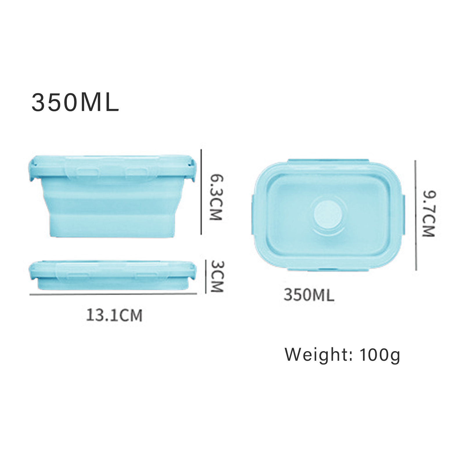 Silicone Lunch Box Food Grade  - đánh giá và giá Food Storage Containers Plastic Box