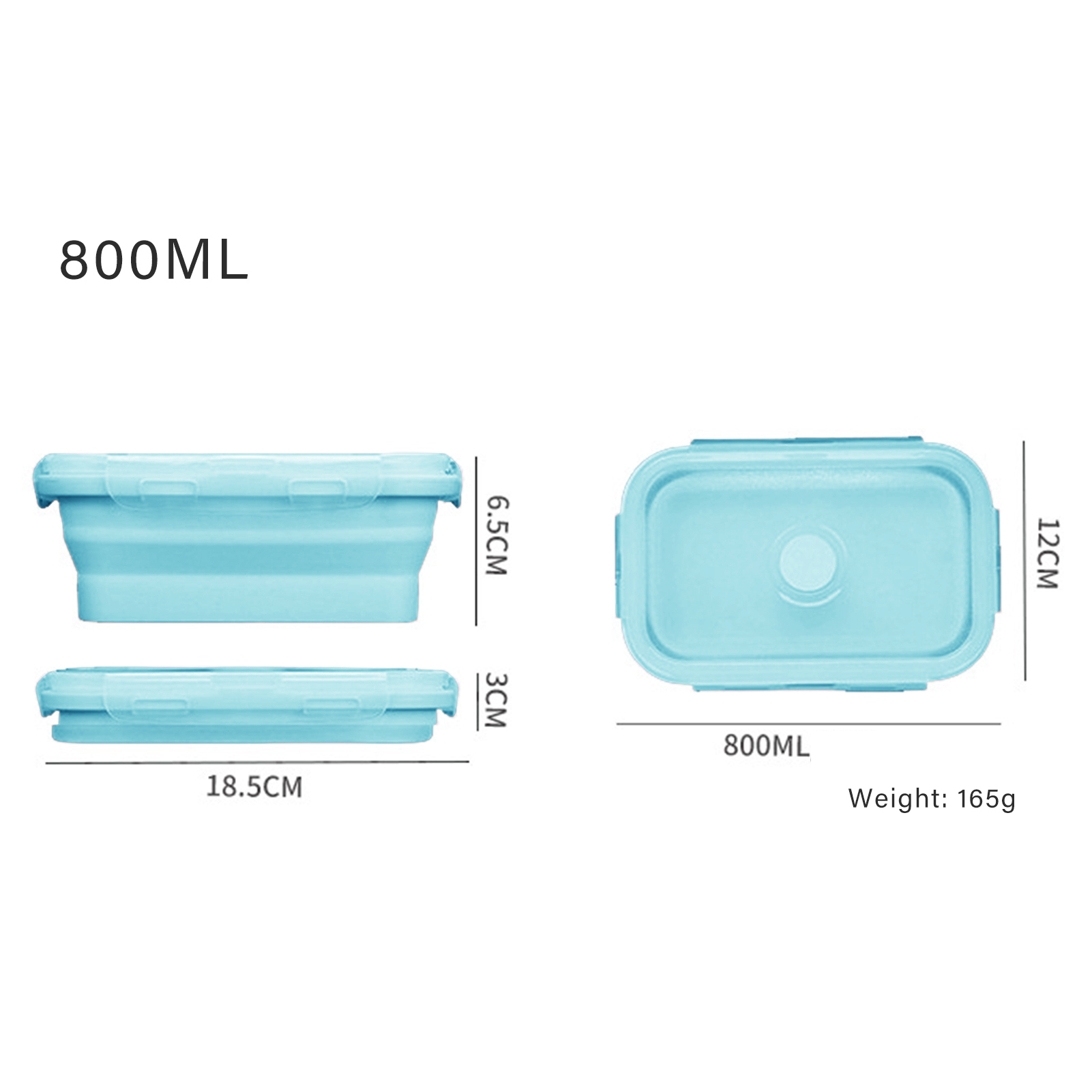 Silicone Lunch Box Food Grade  - đánh giá và giá Food Storage Containers Plastic Box