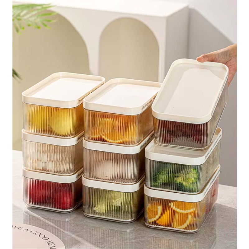 Stackable Plastic Rectangle PE - đánh giá và giá Food Storage No Plastic