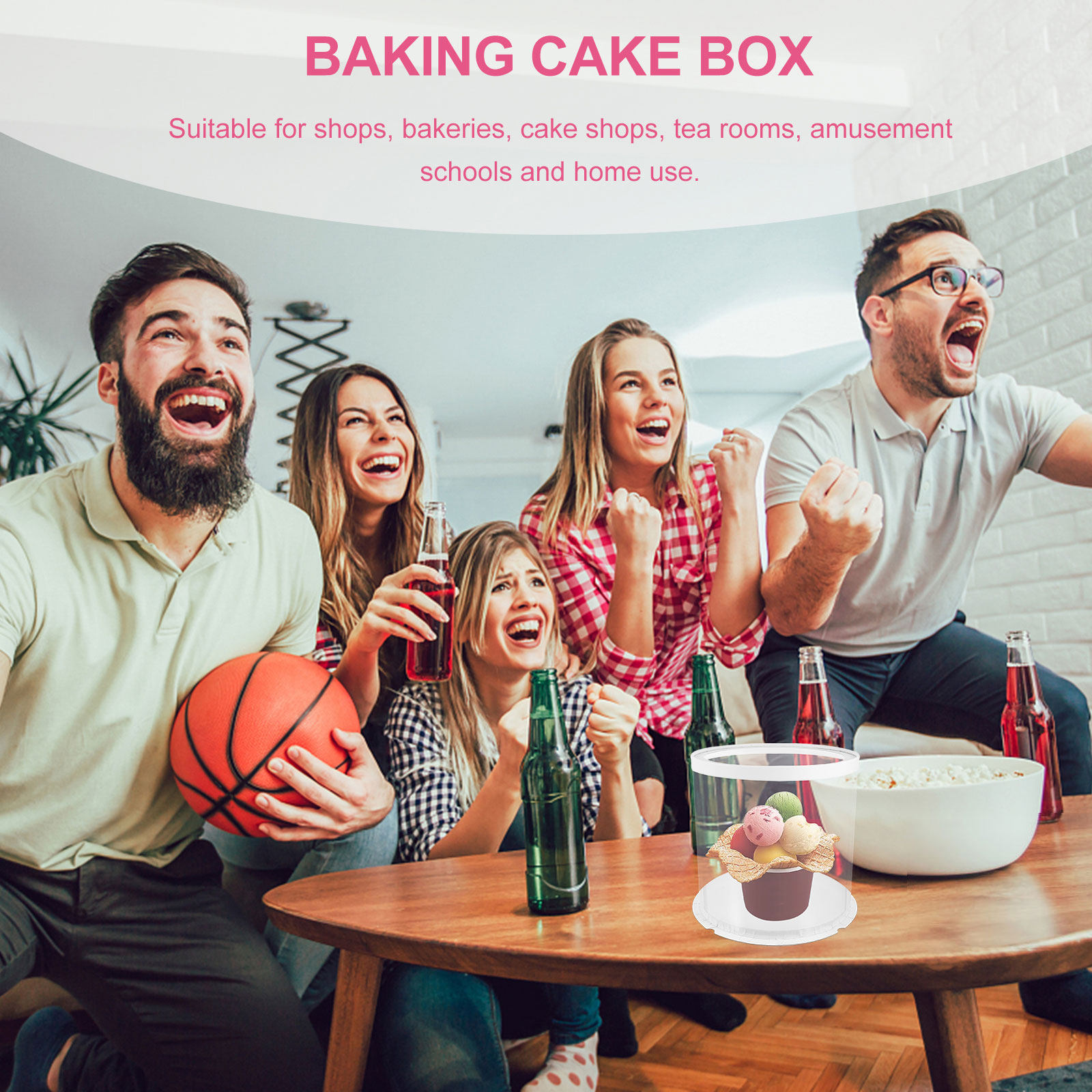 1Pcs Cake Box Round Transparen - đánh giá và giá Food Storage Containers Plastic Box