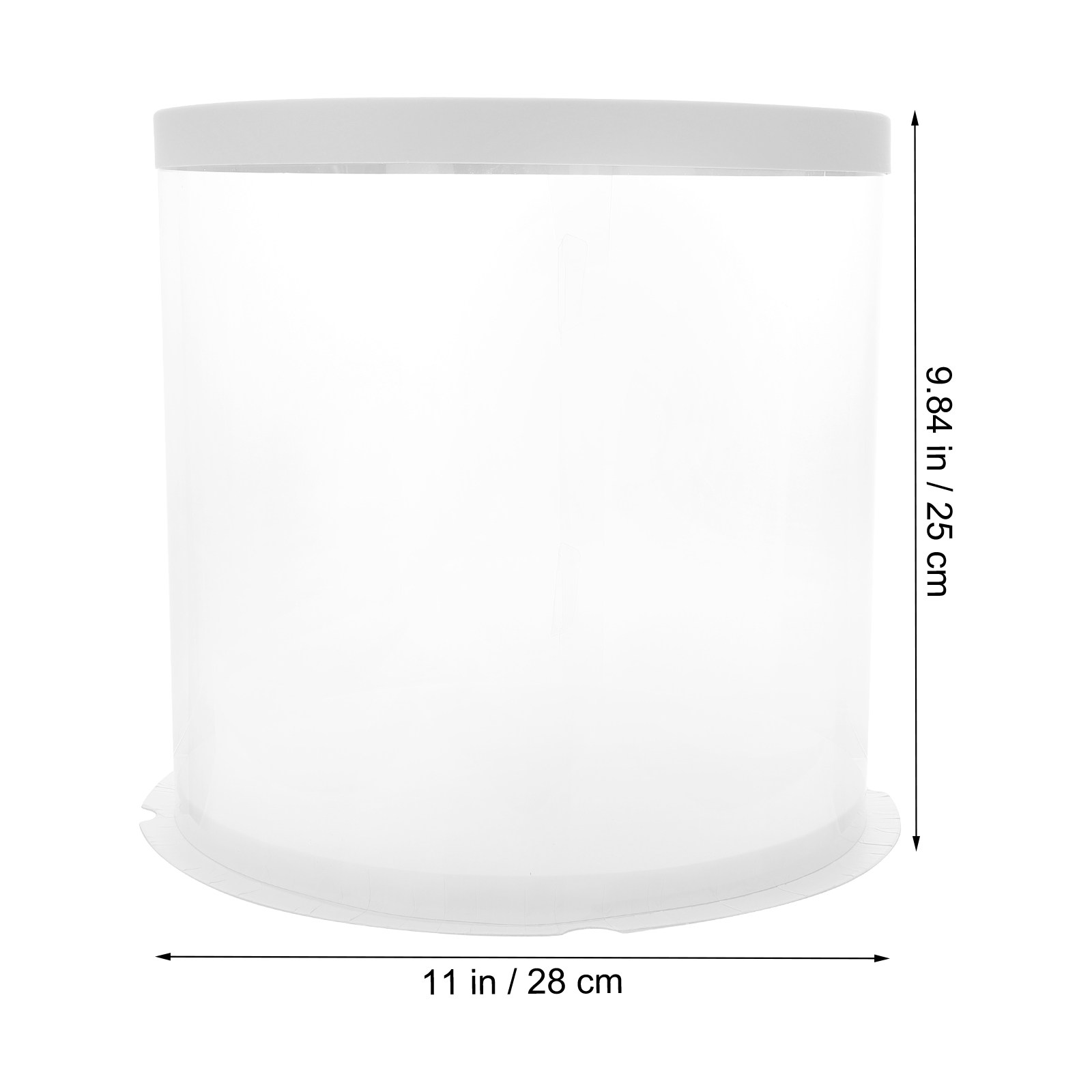 1Pcs Cake Box Round Transparen - đánh giá và giá Food Storage Containers Plastic Box