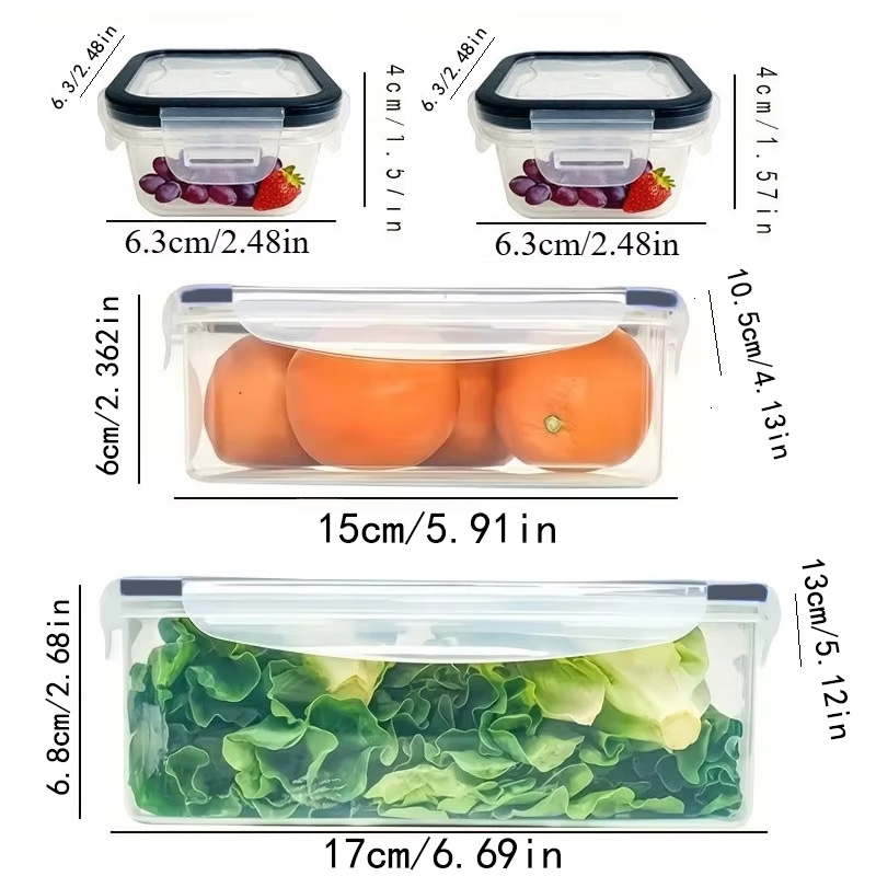 8Pcs Set Includes 4 Containers - đánh giá và giá Food Storage Underground