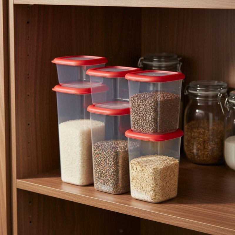 6 Pieces Airtight Food Storage - đánh giá và giá Food Storage For Pantry