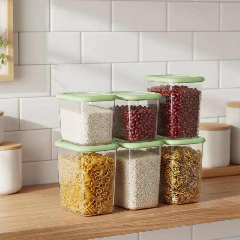 6 Pieces Airtight Food Storage - đánh giá và giá Food Storage For Pantry