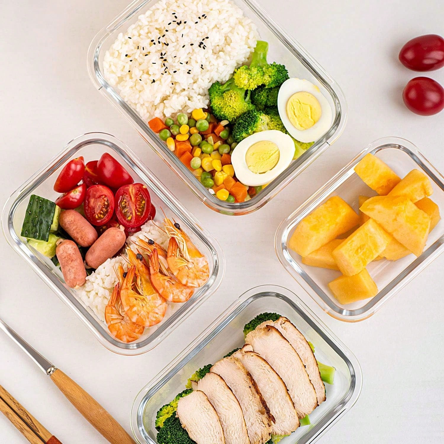 10 Pack Glass Meal Prep Contai - đánh giá và giá Food Storage Underground