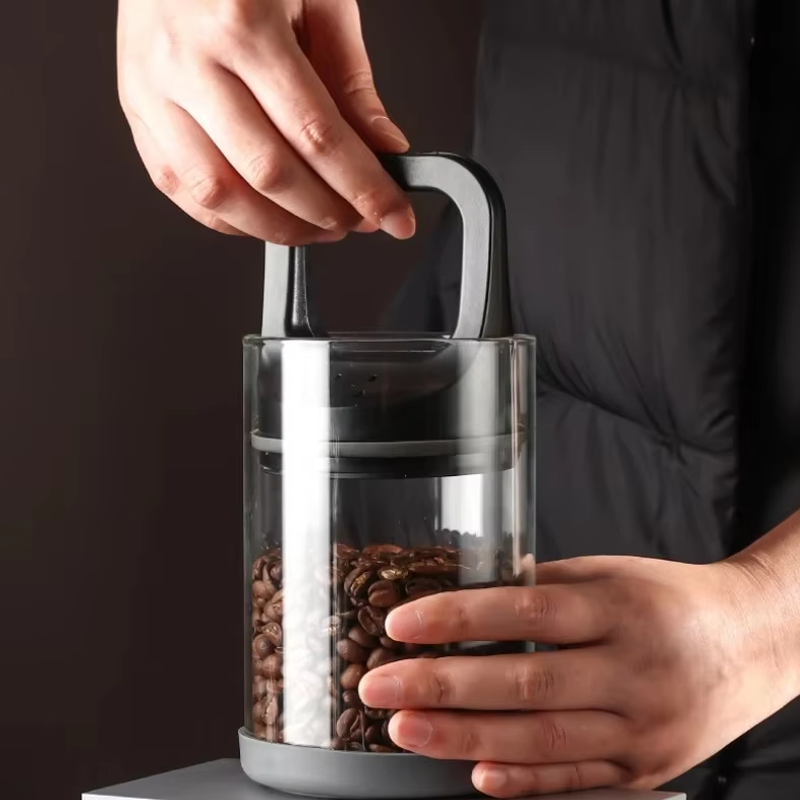 Coffee Beans Vacuum Sealed Tan - đánh giá và giá Food Storage Glass Container Set