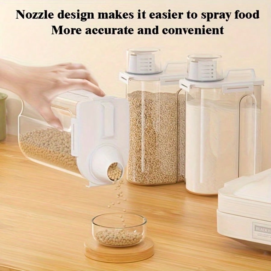 4 Pcs Rice Airtight Storage Co - đánh giá và giá Food Storage For Pantry