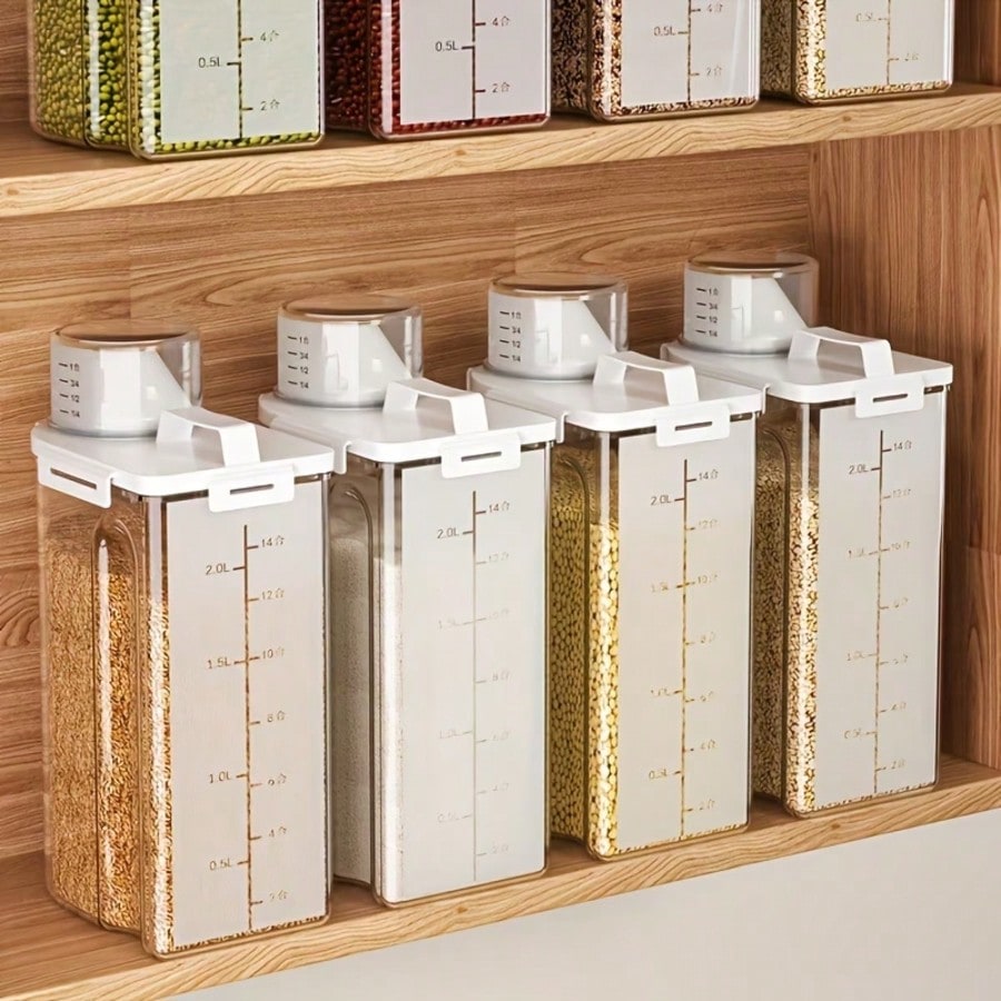 4 Pcs Rice Airtight Storage Co - đánh giá và giá Food Storage For Pantry