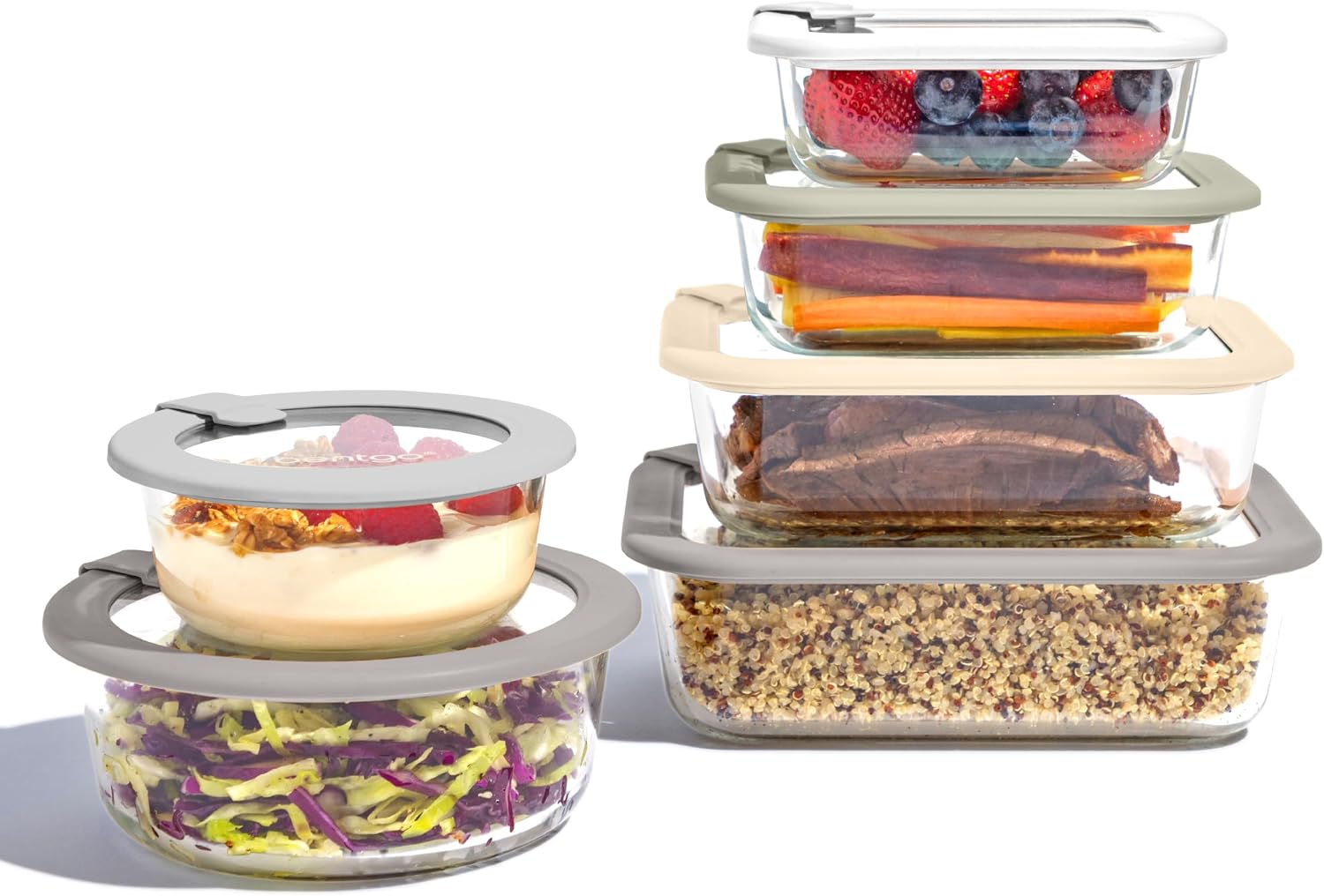 Bentgo Signature Glass Food St - đánh giá và giá Food Storage Glass Container Set