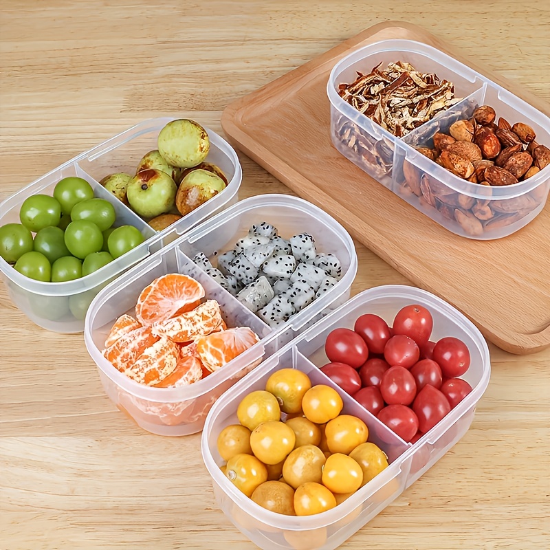 1/2 pcs Dual Compartment Food  - đánh giá và giá Food Storage Camping