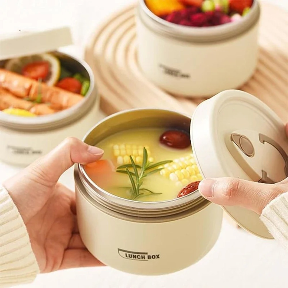 3pcs Insulated Lunch Box 304 S - đánh giá và giá Food Storage Kits