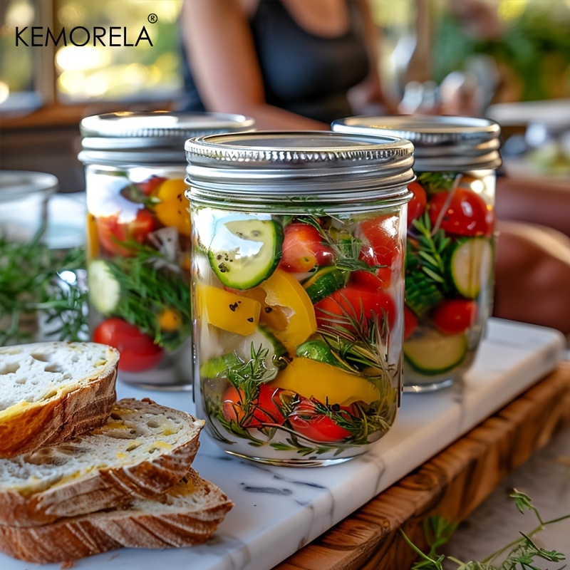 KEMORELA Mason Jars 350ML With - đánh giá và giá Salad Dressing Bottle
