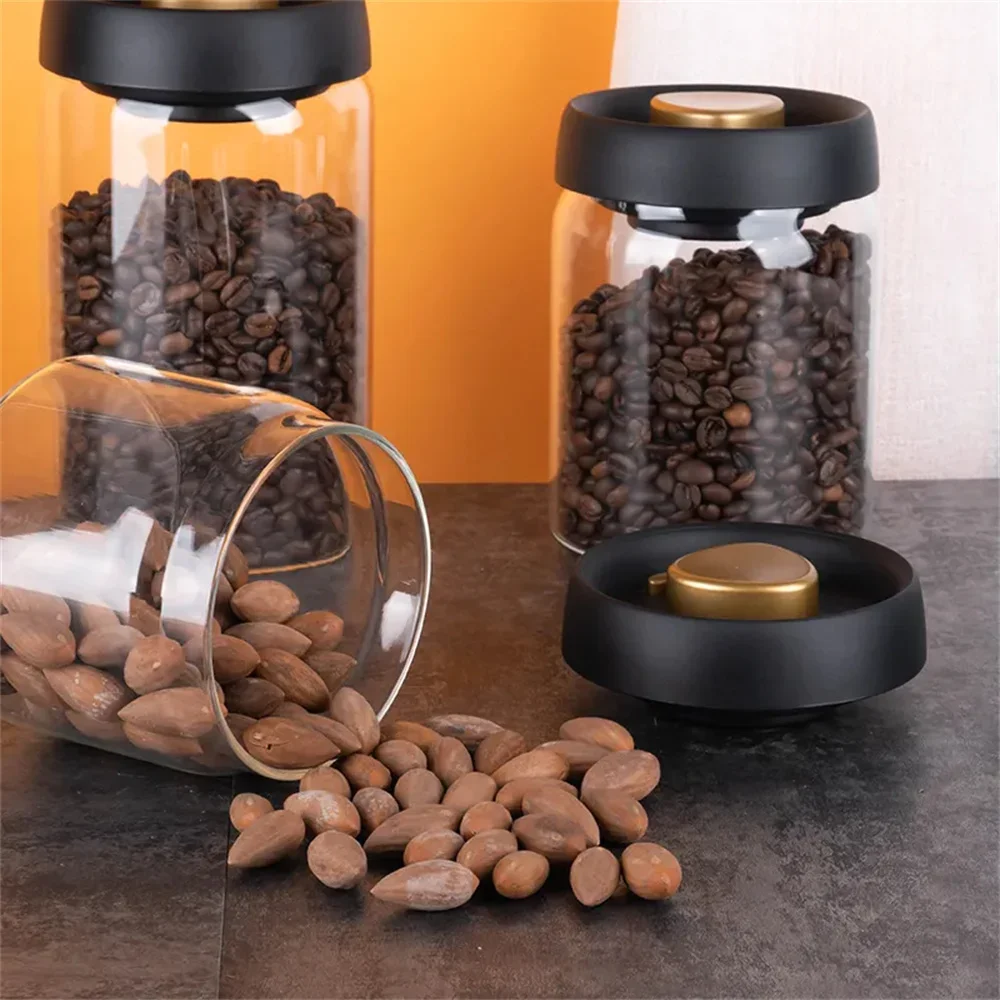 Coffee Beans Vacuum Sealed Tan - đánh giá và giá Food Storage Glass Container Set