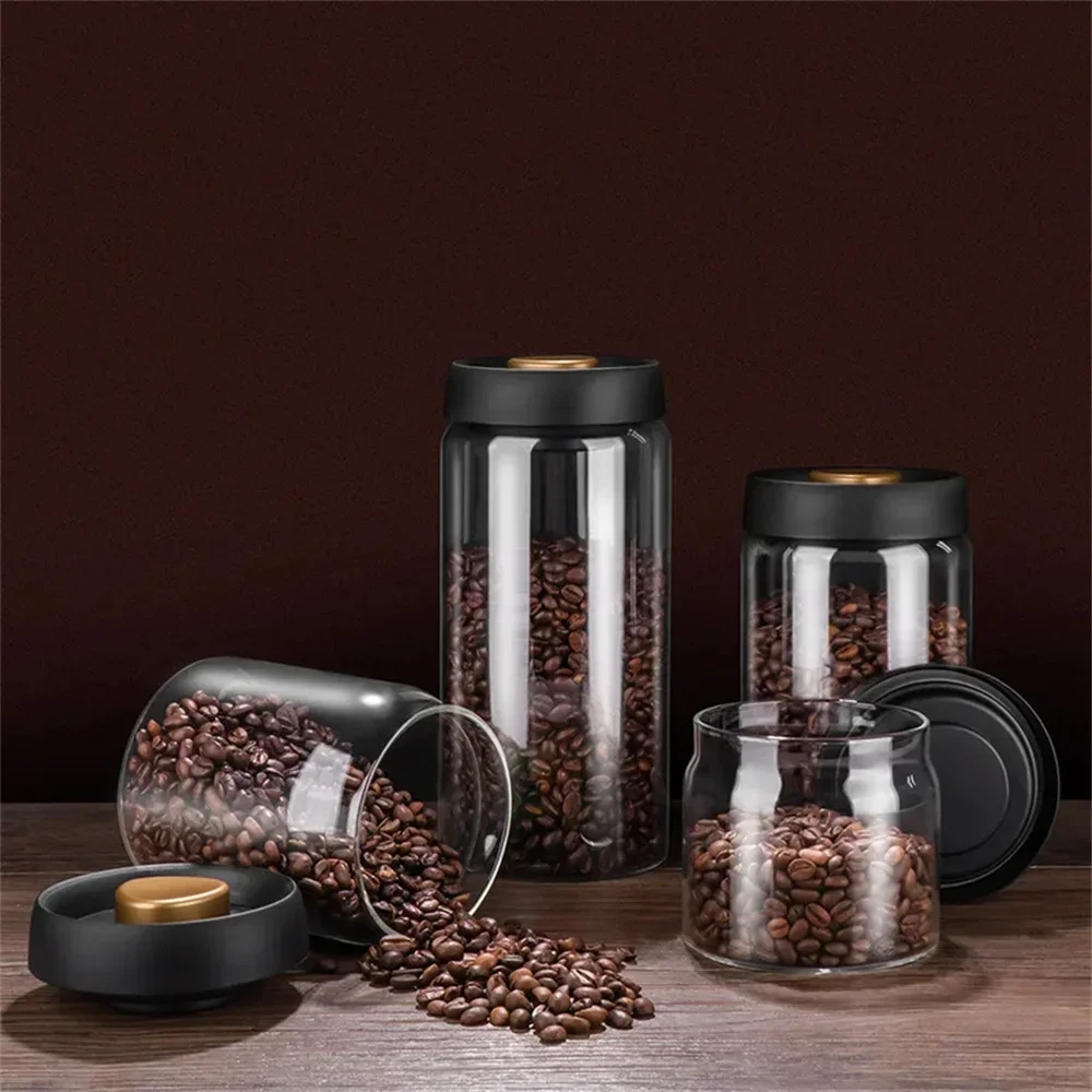 Coffee Beans Vacuum Sealed Tan - đánh giá và giá Food Storage Glass Container Set