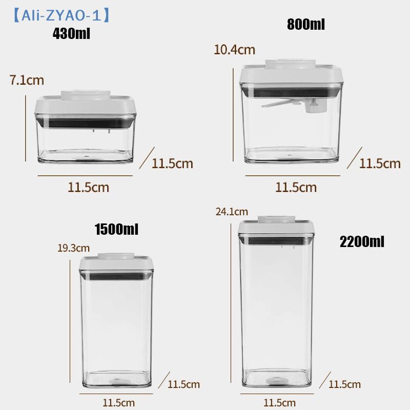 【ZYAO-1】1Pcs Cereal Container  - đánh giá và giá Airtight Cereal Jar