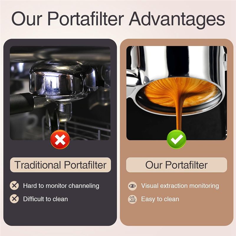 ABUN 54mm Bottomless Portafilt - đánh giá và giá Breville Espresso Barista Express