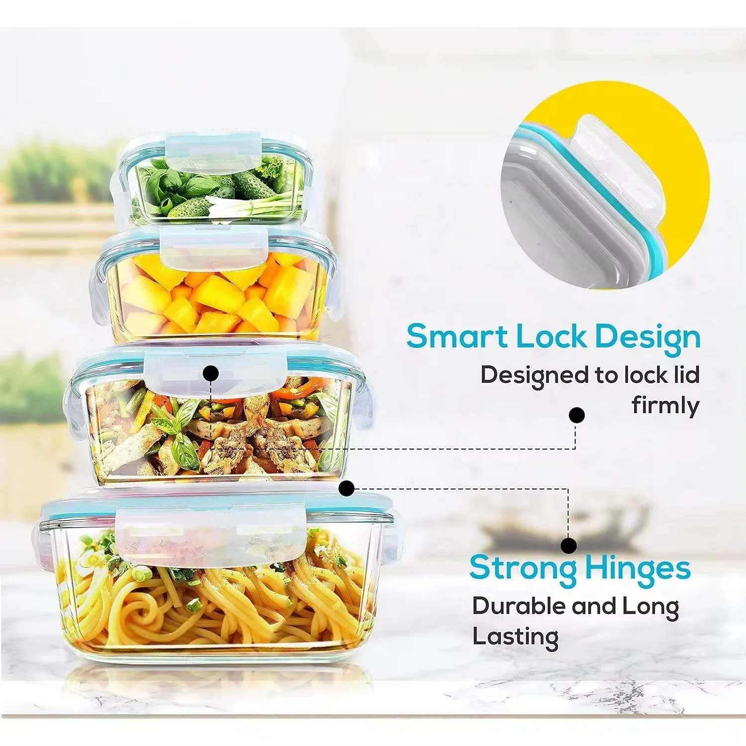 Glass Lunch Box Food Storage C - đánh giá và giá Food Storage Containers Glass