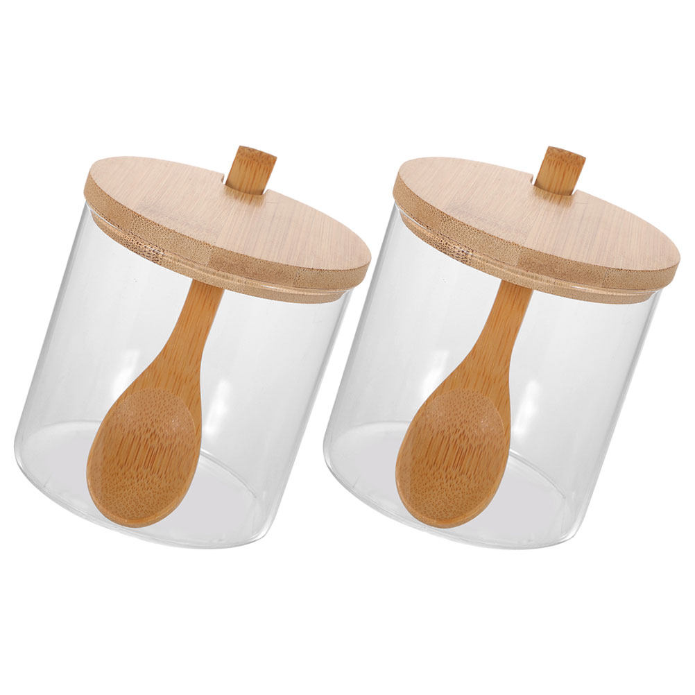 2Sets Clear Glass Seasoning Co - đánh giá và giá Food Storage Containers Glass